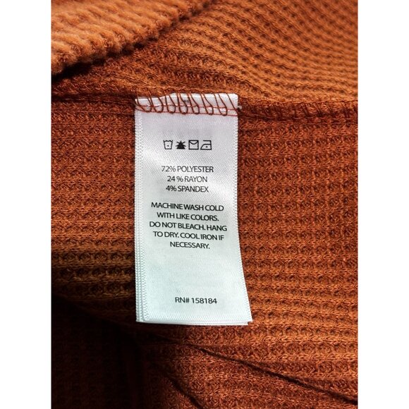 Happily Grey Womens 3-Piece Lounge Set In Rust Orange M Cardigan Tank Top & Jogg - Picture 4 of 16